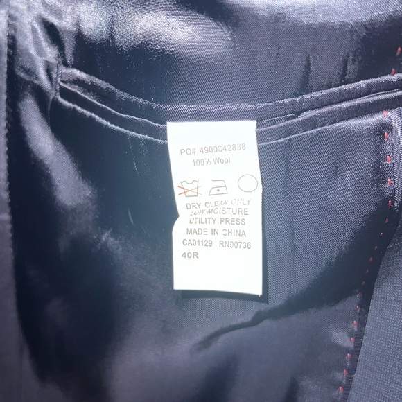 Calvin Klein Extreme Slim Fit Calvin Klein Suit Jacket 40R. - Picture 4 of 4
